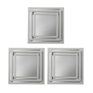 Hot Deal Elements Triple Square Mirrors (Set of 3)