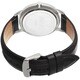 August Steiner Men's Ultra-Thin Swiss Quartz Leather Strap Watch