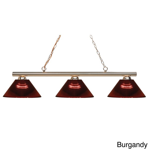 Z-Lite Sharp Shooter 3-light Polished Brass Billiard Light