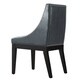 Tess Grey Leather Dining Chair