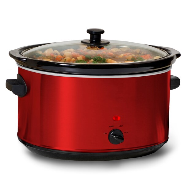 Metallic Red 300-watt 8.5-quart Slow Cooker