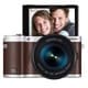 Samsung NX300M Mirrorless 20.3MP Wi-Fi Brown Digital Camera Body with 18-55mm OIS Lens