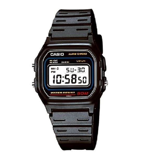 Casio Men's W59-1V Classic Black Digital Watch