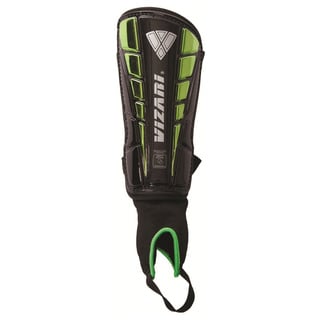 Vizari Sport 'Preston' Black/ Green Shin Guards-Image