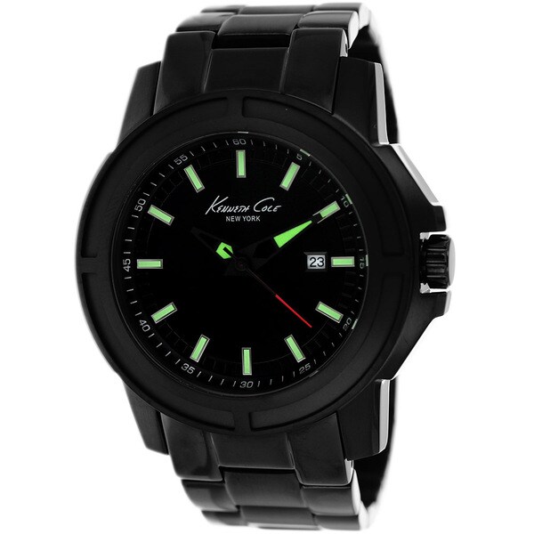 Kenneth Cole Men's KC9248 New York Black Stainless Steel Watch