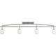 Taylor 4-light Antique Nickel Fixed Track Light