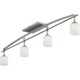 Taylor 4-light Antique Nickel Fixed Track Light