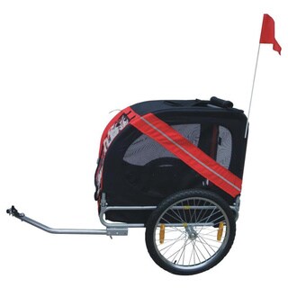 Comfy Folding Pet Bike Trailer with Bike Hitch-Image