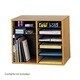 Safco Wood 12-compartment Adjustable Literature Organizer