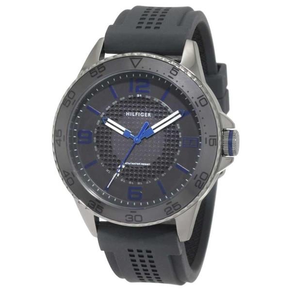 Tommy Hilfiger Men's 'Kiefer' 1790836 Grey Silicone Sports Watch