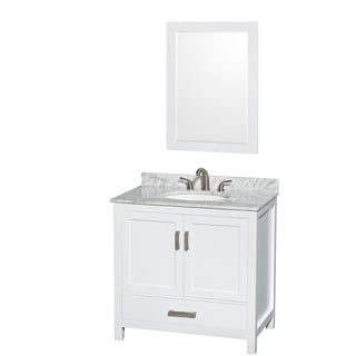 Low Price Sheffield White 36-inch Single Vanity