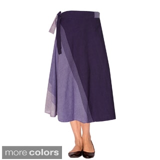 Women's Boho Cotton Wrap Skirt (Nepal)-Image