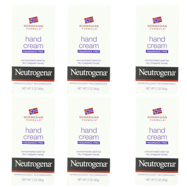 Neutrogena Norwegian Formula Fragrance-Free 2-ounce Hand Cream (Pack of 6)
