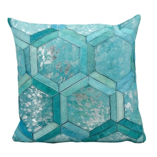 Michael Amini by Nourison Turquoise/Silver 20-inch Throw Pillow