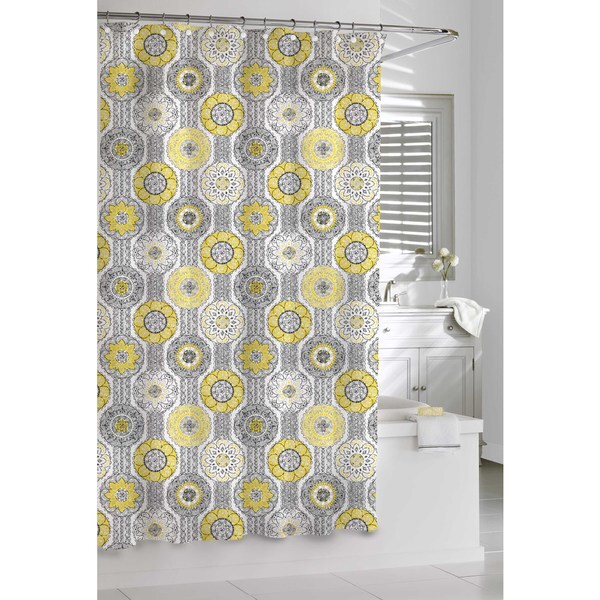 Mosaic Yellow and Grey Shower Curtain d20baa8a 0367 4212 8ea7 67a8751ecbbb_600