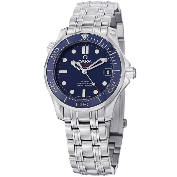 Omega Men's 212.30.36.20.03.001 'Seamaster300' Blue Dial Stainless Steel Automatic Watch