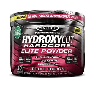 Hydroxycut Hardcore Fruit Fusion Elite Powder (30 Servings)-Image