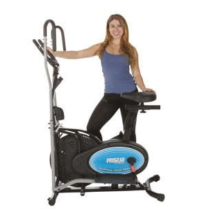 ProGear 400LS 2-in-1 Air Elliptical and Exercise Bike with Heart Pulse Sensors-Image