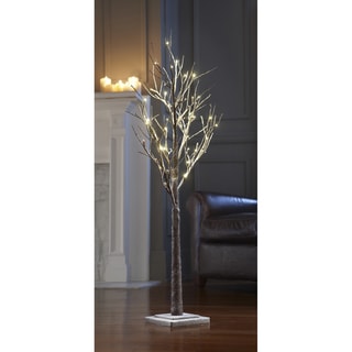 See Reviews Order Home Collection Decorative LED 4ft Snow Tree