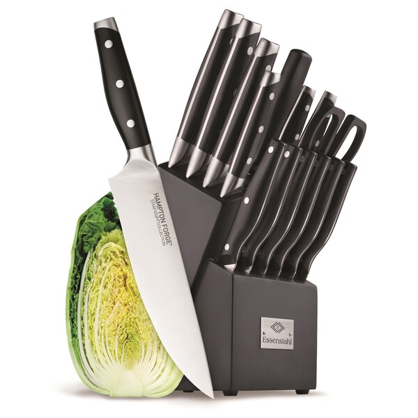 Hampton Forge Essentahl Clarridge 15-piece Knife Set with Block