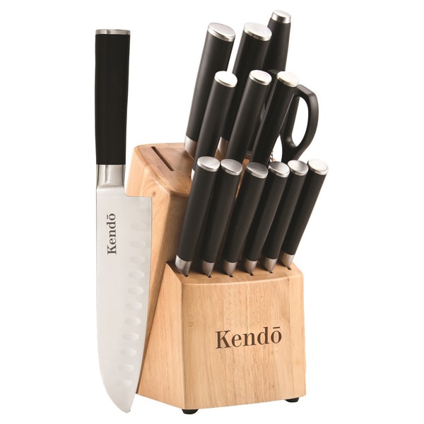 Hampton Forge Kendo 15-piece Knife Set with Block