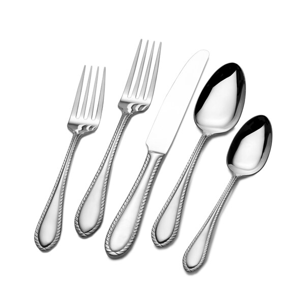 Bombay Essex Stainless Steel 45-piece Flatware Set