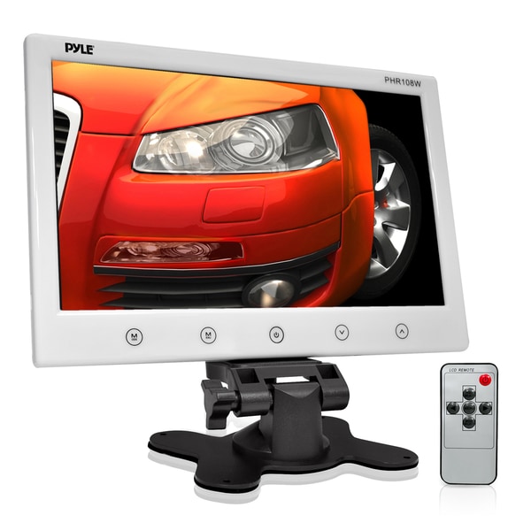 Pyle 10.2-inch TFT/LCD White Headrest Monitor (Refurbished)