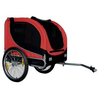 Comfy Collapsible Pet Bike Trailer with Bike Hitch-Image