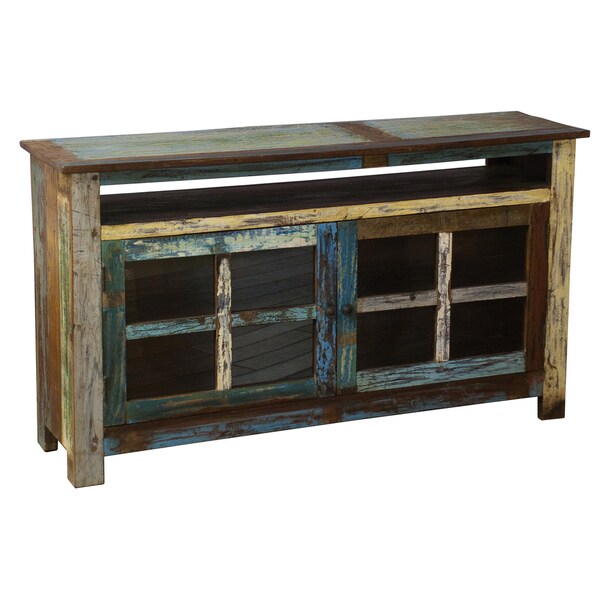 Kosas Home Vinnie Multicolor Recycled Wood TV Stand - 16186944 