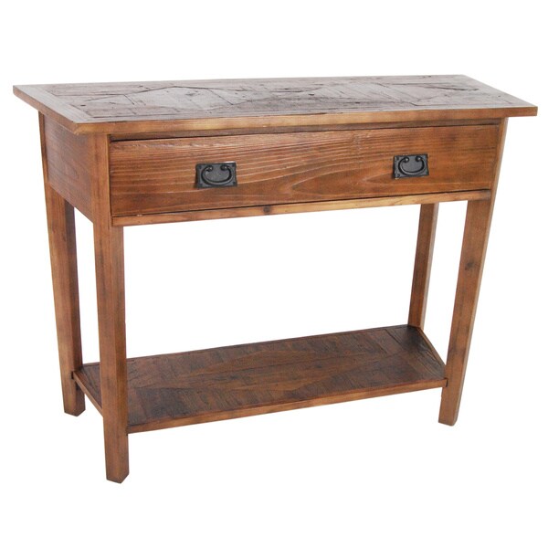 Alaterre Heritage Reclaimed Wood Console Table 16188337 Overstock