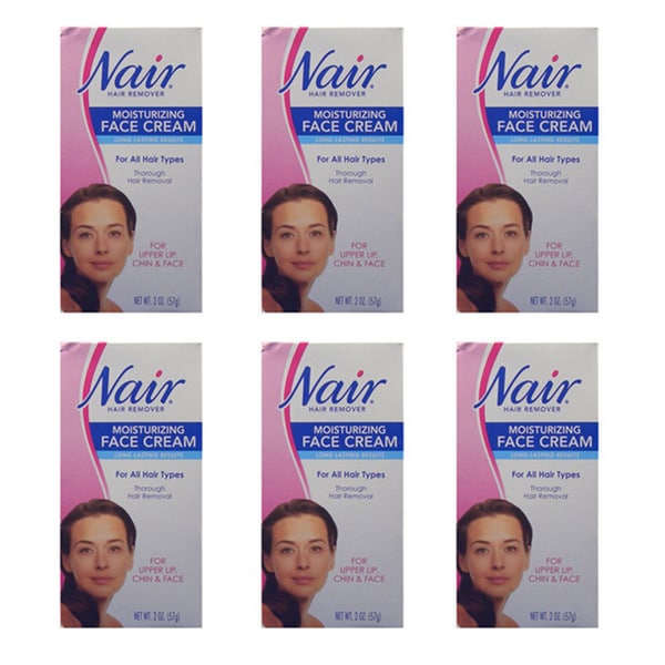 Nair Moisturizing 2-ounce Hair-removing Face Cream (Pack of 6)