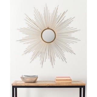 Cheap Safavieh Marinda Sunburst Gold Mirror