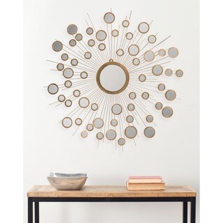 Save Price Safavieh Kiania Gold Mirror