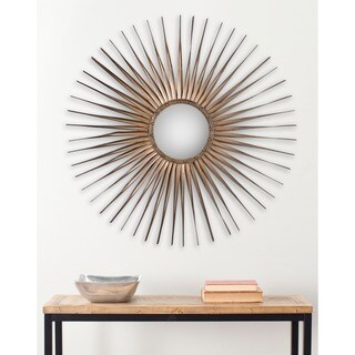 See Reviews Safavieh Shanira Sunburst Gold Mirror