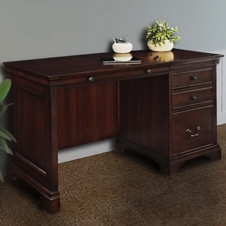 Low Price Mulberry 54-inch Single Pedestal Desk