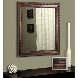 Low Price Rayne Traditional Roman Copper Bronze Wall Mirror