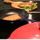 Chasseur 1.2-quart Blue Round French Cast Iron Grill Pan