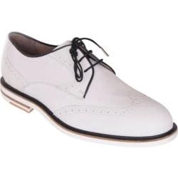 Cheap Men's Giovanni Marquez 7987 ABC White/Black Leather