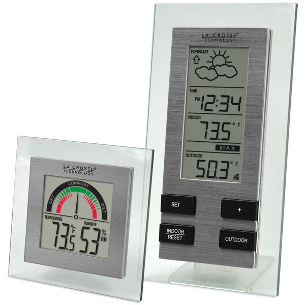 Weather Monitor Receiver and Sensor Two-piece Set