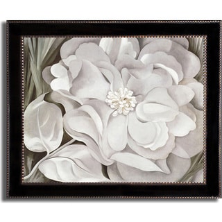 Low Price Georgia O'Keeffe 'The White Calico Flower' Framed Canvas Art