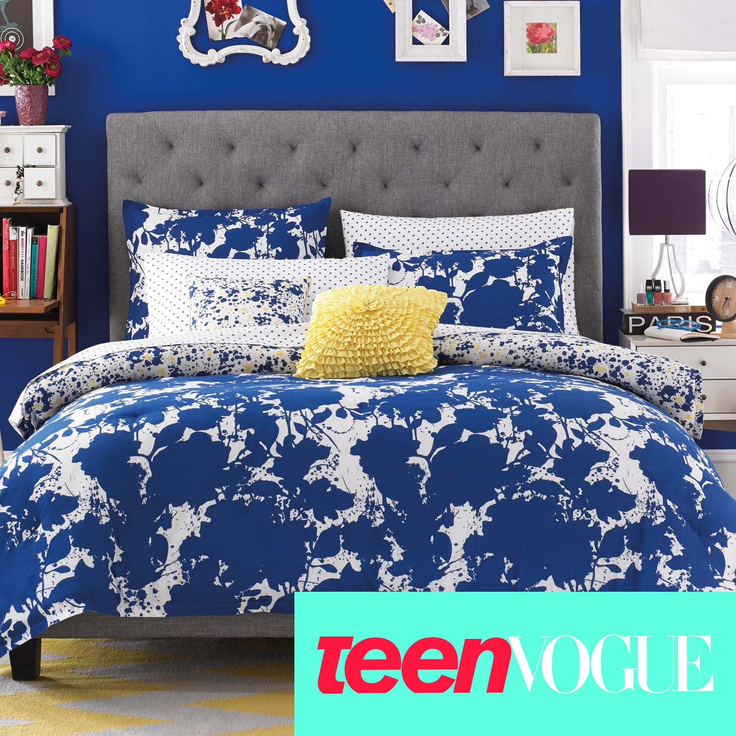Teen Vogue Something Blue Cotton 3 Piece Comforter Set On Popscreen