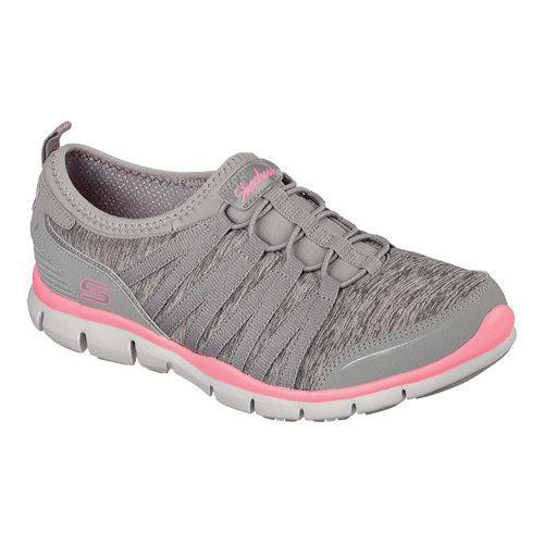 Women's Skechers Gratis Sneaker Shake It Off/Gray/Pink