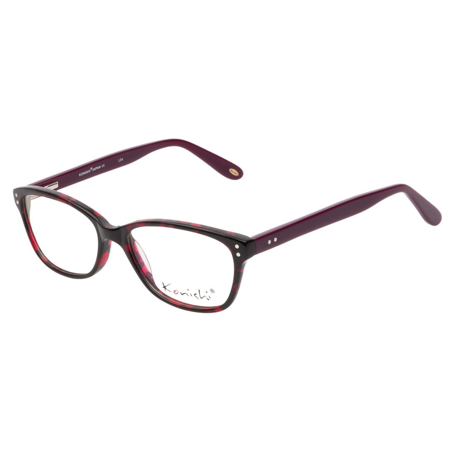 Konishi KA5780 C2 Black Pink Purple Prescription Eyeglasses Konishi KA5780 C2 Black Pink Purple Prescription Eyeglasses