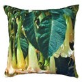 Trumpet Flower Outdoor Pillow