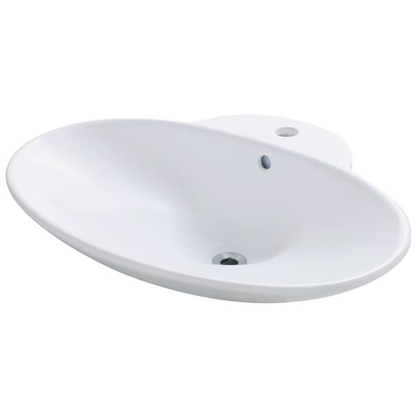 Polaris Sinks P062VW White Porcelain Vessel Sink - 16209487 ...