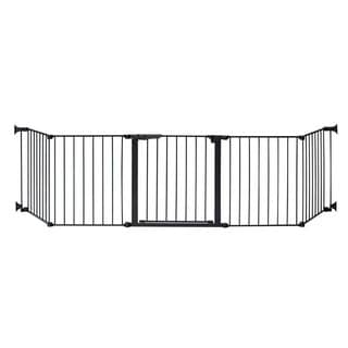 KidCo Auto Close Black Hearth Gate-Image