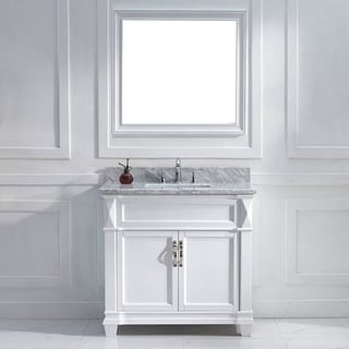 Low Price Victoria 36-inch White Single Square Sink Vanity Set