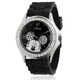 Disney Mickey Mouse Women's Rhinestone-accented Silicon Analog Watch