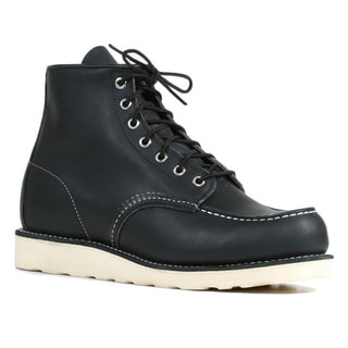 Low Price Red Wing Men's 'Heritage' Black Leather Moc Toe Ankle Boots
