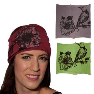 Handmade Unisex Bird View Organic Cotton Headband (Nepal)-Image